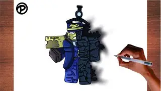 How to Draw Conductor Noli Forsaken Roblox Step by step Line by Line