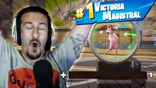 💀 A PUNTO DE PALMARLA...  Mi remontada más loca en FORTNITE 🏆