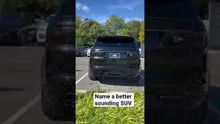 Range Rover Sport SVR Exhaust #rangerover #landrover #svr #exoticcars #supercar #cars