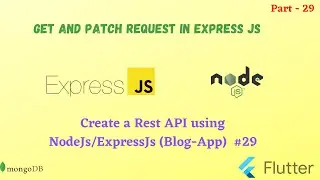 NodeJs: Rest API endpoint creation of Get and Update the profile data  || Get and Patch Request