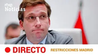 #DIRECTO 🔴 ALMEIDA sobre las nuevas RESTRICCIONES en MADRID | RTVE