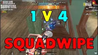 1 V 4 SHOTGUN WIPEOUT (RULES OF SURVIVAL)