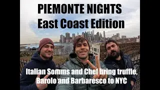 Italian Somms and Chef travel to the East Coast for Wine Club private dinners - Our Piemonte Nights