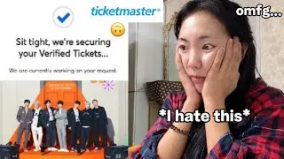 Korean Girl Buying BTS tickets (PTD On Stage LA) AND DYING!! vlog