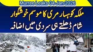 Murree Snow Update 04-Jan-2026. Current Update of Murree Leaks Official.  