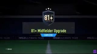FIFA 22 SBC - 81+ MIDFIELDER UPGRADE - NO LOYALTY [CHEAP]