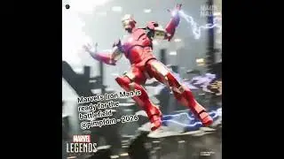 Iron Man is raging on the battlefield. video made with NaukNauk Action figures AI App.