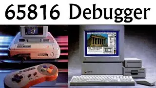 65816 Отладчик (процессор, используемый в Super NES, Apple IIGS и ретро-проекте RetCom87)