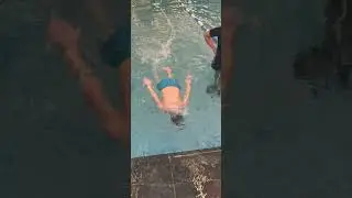 first time flip from Ali the Champ #champion #swimming #kids #challenge #sharkswim