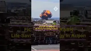 Fighter Jet Live Crash Footage: Real-Time Emergency Landing & Survival #FighterJetCrash #LiveCrash
