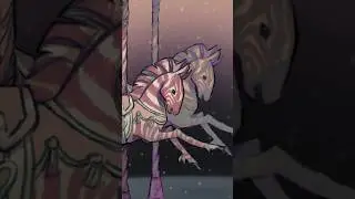Mini Animation - Zebra Carousel #art #circustime