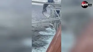 Ужасная горка: отдыхающий застрял в горке-трубе