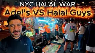 Who Wins NYC’s Halal War? Adel’s vs The Halal Guys!| Ep.3 🇺🇸