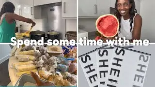 Cooking chibage/maize for the first time| SHEIN returns | watermelon obsessed | freezer inventory | 