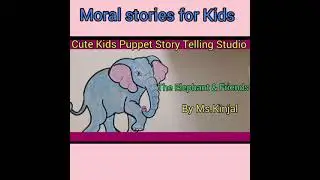 Cute Kids Puppet Story Telling Studio