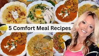 5 Comfort Meal Recipes || #comfortfood #soupseason #souprecipe #cozyfood