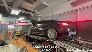 Genesis Coupe 2 0T, LOZIC custom ECU tuning for True Performance.