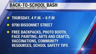 Texas Children's Hospital Back-To-School Bask