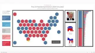2020 Presidential Election Simulator with Tableau