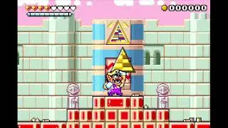 Wario Land 4 Walkthrough - Toy Block Tower -  Hidden CD So Sleepy (Game Boy Advanced)