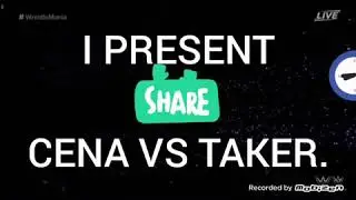 John Cena Vs The Undertaker at wm34.