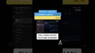 Here&rsquo;s how my ALPHA ITEM SET nearly got SCAMMED in Rocket League&hellip;