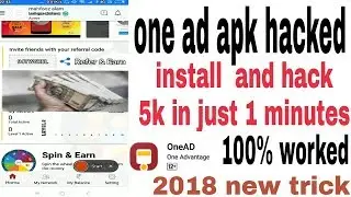 How to earn money from oneAd android app 2019