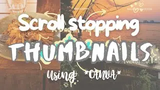 From Boring to Click-Worthy: THUMBNAIL Tutorial✨ |under 2 min|CANVA| #aesthetic #thumbnail #youtube 