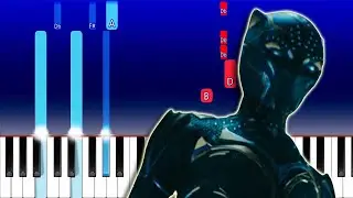 Alone - Black Panther- Wakanda Forever (Piano Tutorial)