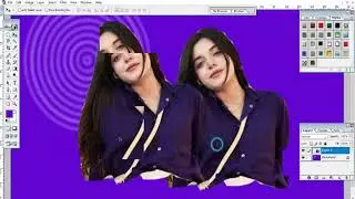 Image cropping and create new attractive background with three different size of pictures.