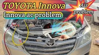 Toyota Innova AC service! Innova ac cooling problem ? Pune #ac #gas #toyota