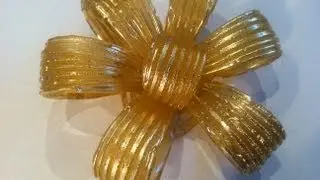 Golden Isomalt Bow
