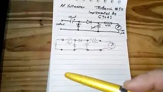 1.1 Building the TRX Bench AF voltmeter - circuit design and implementation