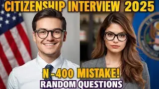 2025 U.S. Citizenship INTERVIEW | Real Applicant Interview N-400 Naturalization Interview #n400 #usa