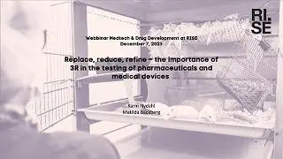 Replace, reduce, refine &ndash; the importance of 3R in the testing of pharmaceuticals and medical devices