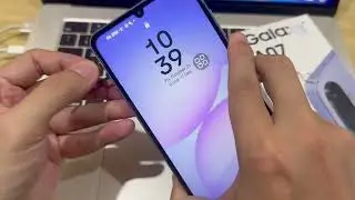 Samsung Galaxy A07: как вставить SIM-карту