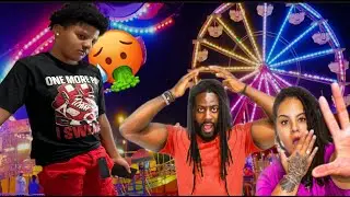 boy rides MOST extreme fair ride 😰