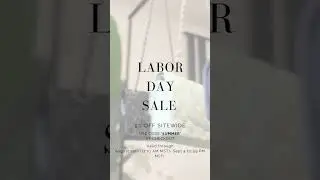 LABOUR DAY SALE | Promo Code: 5UMMER @luxedujour