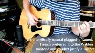 Alvarez ABT60E Baritone electro acoustic - review and demo