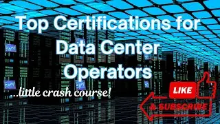 Top Certifications for Data Center Operators, Little Crash Course #ONPASSIVE #DATACENTER #COOLAIHUB