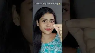 Fake Nose Piercing Hack😱👃🏻Looks Real! #shorts #viralshorts #viralvideo #trendingshorts #diy #hyped