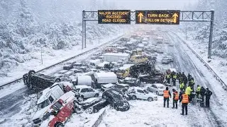 CHAOS in Germany! Snowstorm Elli Paralyzes Berlin, Hamburg & Bavaria