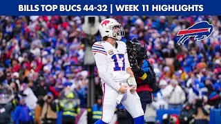 Josh Allen's 6 Touchdowns Leads Bills Past Buccaneers | Week 11 Highlights