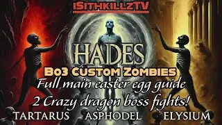 Hades full easter guide & tutorial 2 crazy Dragon boss fights! - Bo3 custom zombies