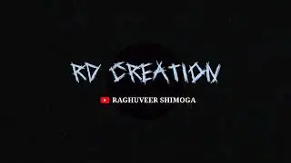 Manvantara Title & First Look Video | Our First Short Movie | RD Creation | @RaghuveerShimoga