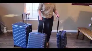 SHOWKOO Luggage Sets 3 Piece UNBOXING + TSA LOCK + EXPANDABLE + Durable Spinner Wheels