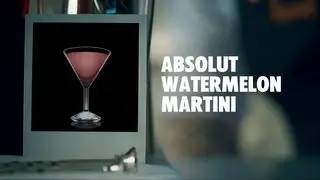 ABSOLUT WATERMELON MARTINI DRINK RECIPE - HOW TO MIX