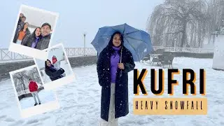 Kufri Shimla | Kufri Snowfall | Snowfall Feb 2024 | Kufri Heavy Snowfall | Kufri