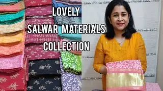 SEMI CHANDERI | MODAL CHANDERI | SEMI KOTA SALWAR MATERIALS | BATIK PRINT | WhatsApp 9980215090
