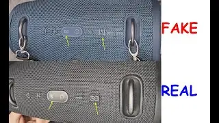 Real vs Fake JBL Xtreme speaker. How to spot fake JBL Extreme 3 speaker